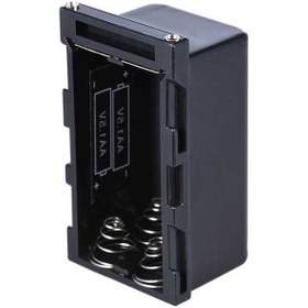 Resim Pazly 4x Aa Pil İle Çalışan Np-f750 Uyumlu Led Video Işık Monitör Pil Kutusu 