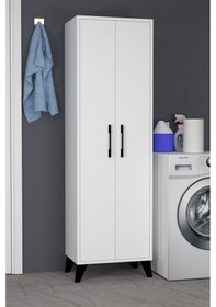 Resim Osaka 2 Kapaklı Banyo Dolabı Beyaz 