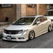 Resim Buum Garaj Honda Civic Fb7 Modulo Ön Lip Piano Black (Plastik) 