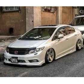 Resim Buum Garaj Honda Civic Fb7 Modulo Ön Lip Piano Black (Plastik) 