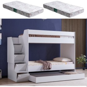 Resim Ranza, Martin Yavrulu Ranza - Beyaz 2 Adet Comfort Yatak 240 CM 