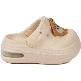 Resim Walkway Ekru Eva Hafif Esnek Unisex Çocuk Sabo Terlik 2316 B-p 