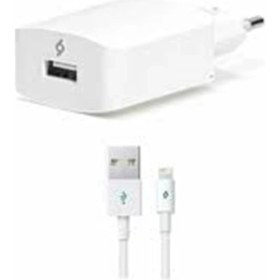 Resim Ttec 2SCS01L SpeedCharger Seyahat Şarj Aleti 2.1A Lightning Kablolu - Beyaz 