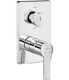 Resim Eca Delta Ankastre Banyo Duş Bataryası Sıvaüstü 2 Yollu - 102167207-kde- Krom 