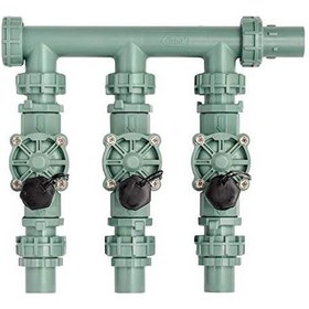 Resim 57253 3-valve Heavy Duty Preassembled Manifold Açık 