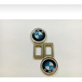 Resim ŞENYILDIZ AKSESUAR Bmw Logolu Ikaz Ses Susturucu Metal Toka 2 Adet 