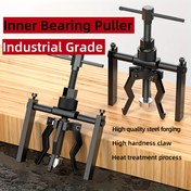 Resim 3 Tırnaklı Rulman Çıkarma Seti, Otomotiv Aksesuarları için Ayarlanabilir Tekerlek Göbeği Aleti, Metal Konstrüksiyon, Yüksek Kaliteli Çelik Dövme, Isı İşlemli, Tekerlek Rulmanları Çıkarma için İç Rulman Çektirici ile, Rulman Çektirme Kiti 