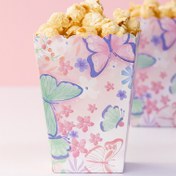 Resim 6 adet Pembe Kelebek Popcorn Kutusu, Kelebek Temalı Parti Dekoru, Şeker Kutusu, Popcorn Konteyneri, Kelebek Doğum Günü Parti Dekorasyonları, Düğün Dekorasyonu, Yaz Parti Malzemeleri 