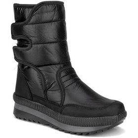 Resim Alves 802 Kadın Siyah Cırtlı Kar Botu 