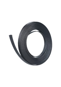 Resim Mufunye Fiberglas Kablo Koruyucu Kılıfı - Isıya Dayanıklı Yalıtkan - 12mm Çap 6.5m Uzunluk - Otomobil, Elektronik Aletler İçin 