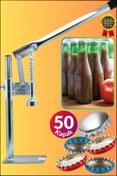 Resim Jenisa Şişe Kapatma Aleti Soda Gazoz Kapağı Kapama Makinası Adet Kapak 
