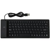 Resim Geeroyoo 84 Tuşlu İspanyolca Usb Kablolu Silikon Klavye Katlanabilir Yumuşak Silikon Su Geçirmez Toz Geçirmez Klavye Masaüstü Bilgisayar Dizüstü Bilgisayar İçin 