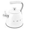 Resim Smeg 50's Style Beyaz Set Üstü Düdüklü Kettle 2.3 Lt 