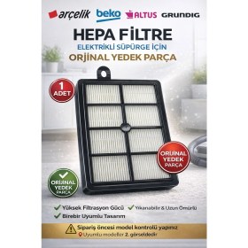 Resim Arçelik BKS-5564 Torbasız Siklon Süpürge Hepa Filitre 
