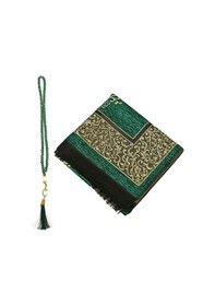 Resim Şönil Seccade Ve Vavlı I Nci Tesbih Set Yeşil 