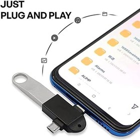 Resim Parcbeny 6549 Micro USB Type-C 3 In 1 Dönüştürücü Çevirici Adaptör Otg USB 3.0 Girişli Type-C - Micro USB Dönüştürücü Aparat 