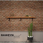 Resim deryawood Raweyn Masif Ağaç Raf 180*29 