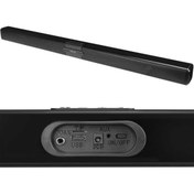 Resim Genel Markalar MD-SS101 Siyah 10Wx2 12V/1.5A Bluetooth Usb Aux SD Kart Girişli Ev Sinema Soundbar Hoparlör 