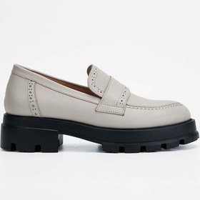 Resim Tamer Tanca Kadın Hakiki Deri Vizon Loafer Ayakkabı 775 4110 Bn Ayk Sk23/24 Vızon Dr Vizon 