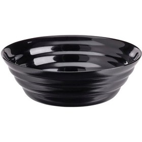 Resim 4 Adet Çorba Kasesi Çap 14 Cm 4'lü Set Servis Sunum Kasesi Özel Sertleştirilmiş Cam Siyah Kase siyah 