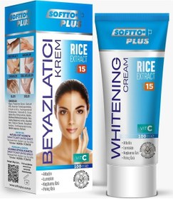 Resim Softto Plus Pirinç Özlü Beyazlaştırıcı Krem 100 ML 