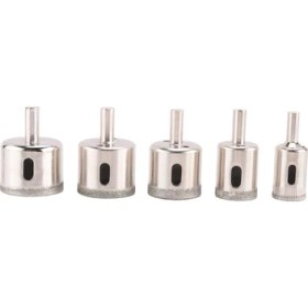 Resim 5pcs Elmas Karo Deliği Testere Matkap Biti Bitleri 2 Adet Arka Kapı Kancası Paslanmaz Çelik Mutfak Kabini Kıyafet Askısı ile Ayarlanmış (Yurt Dışından) 