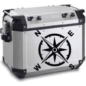 Resim Pusula Motosiklet Çanta Sticker Etiket Modeli 