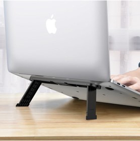 Resim Taşınabilir Katlanabilir Mini Plastik Laptop Standı 