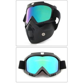 Resim Jet Kask Maskesi Gökkuşağı 