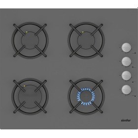 Resim Simfer SB8224 - T3537 - SD8715 Trend Mekanik Silver 3'lü Ankastre Set 