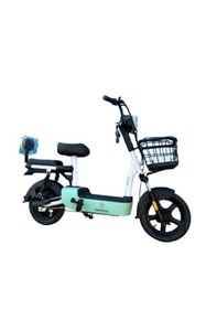 Resim KAROVAL Kıtty Yeşil Elektrikli Bisiklet 