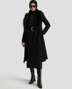 Resim Armine Kürklü Kaşe Kap 25kh7530 Siyah Siyah 