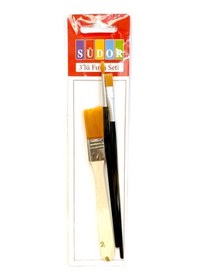 Resim Südor Fırça Seti Zemin Sulu Yağlı 3lü - 2 Set 