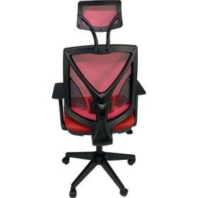 Resim Uzay Ofis Bello Bel Destekli Müdür Koltuğu - Kırmızı 