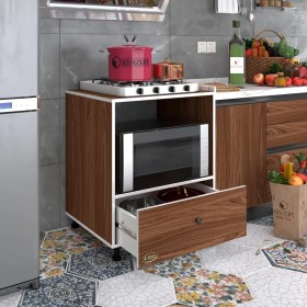 Resim Kenzlife ocak dolabı nevresel cvz 85*70*60 XLARGE çekmeceli hazır mutfak klasik setüstü ocak için sabit tabla 