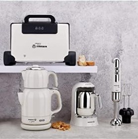 Resim Korkmaz Vanilya 14 Parça Elektro Set 