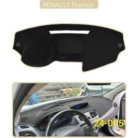 Resim Renault Fluence Torpido Koruma Halısı Bej Kenar 