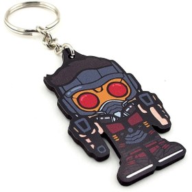 Resim Star-lord Guardıans Of The Galaxy Mdf Ahşap Anahtarlık Kc783 