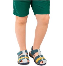 Resim Kiko Kids Erkek Çocuk Sandalet Arz 2356 Petrol - Sarı 
