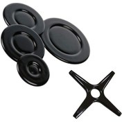 Resim Lanova 1Li Cezvelik Aparatı Ankastre Set Üstü Ocak 4 Lü Kapak - 557140249 