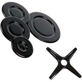 Resim Vestel Uyumlu 1 Li Cezvelik Aparatı Ankastre Set Üstü Ocak 4 Lü Kapak - 552277924 