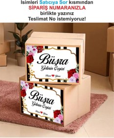 Resim HAN Etiket - Isimli Çeyiz Etiketi - Kendinden Yapışkanlı - A4 Ebat - (29 X 21 Cm) - (20'li Paket) - Model 046 