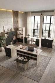 Resim Yurudesign Vario Abcdefg Ofis Büro Masa Takımı 3 Renk 