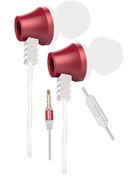 Resim Snopy Sn-j02 Thunderbird Mobil Telefon Uyumlu Taşıma Çantalı Kulak Içi Beyaz/pembe Mikrofonlu Kulaklık 