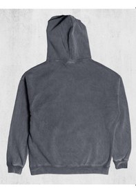 Resim Unisex Eskitme Lock And Load Kapüşonlu Sweatshirt Çok Renkli 