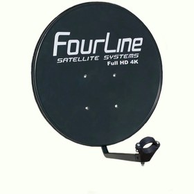 Resim FourLine 60 Cm Siyah Çanak Anten 