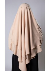 Resim Hürrem Bone Sütlü Kahve Pratik Hazır Geçmeli Tesettür Eşarp Medine İpeği Bağcıklı Çift Katlı Sufle Hijab 2302 26 