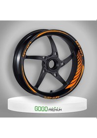 Resim Reflektör Yeşil Yamaha Mt-07 Uyumlu Racıng 1 Set Jant Şeridi Çok Renkli 