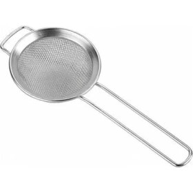 Resim Çelik Çay Süzgeci Bardak Üstü 
