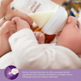 Resim Alkasaz Philips Avent Natural Response 2'li Biberon Emziği, 5 Numara, 6 Ay+ 